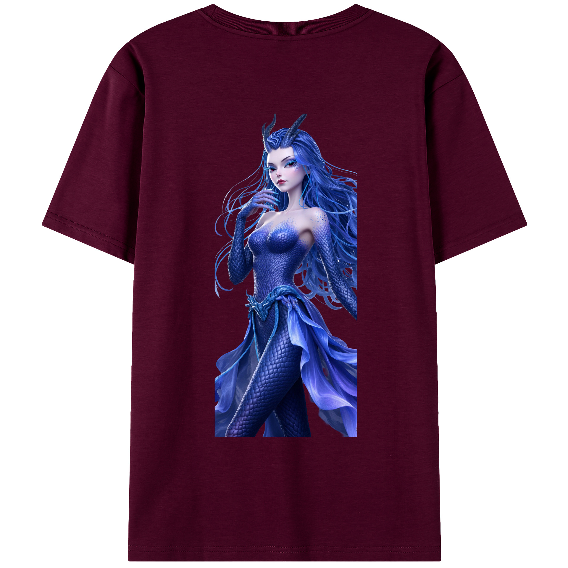 （画像用） Ne Zha 2 ナタ 魔童の大暴れ レディース半袖Tシャツ(バックプリント)